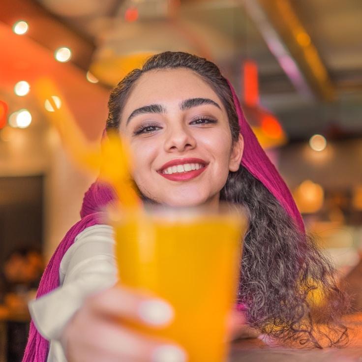 Portrait of Ari Nadeem, group coordinator and fusion cooking expert